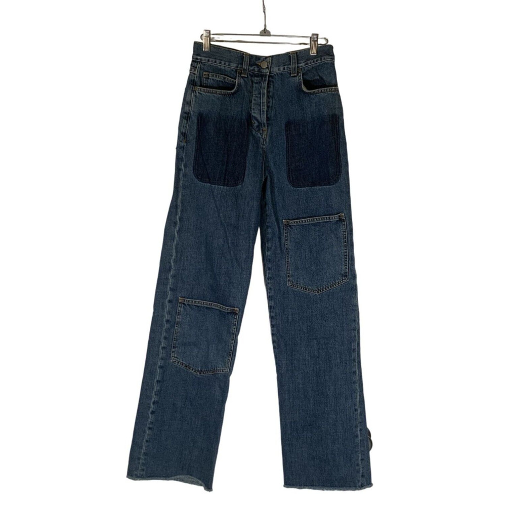 JW Anderson Womens Patchwork Denim Jeans UK 6 US 2 EU 34